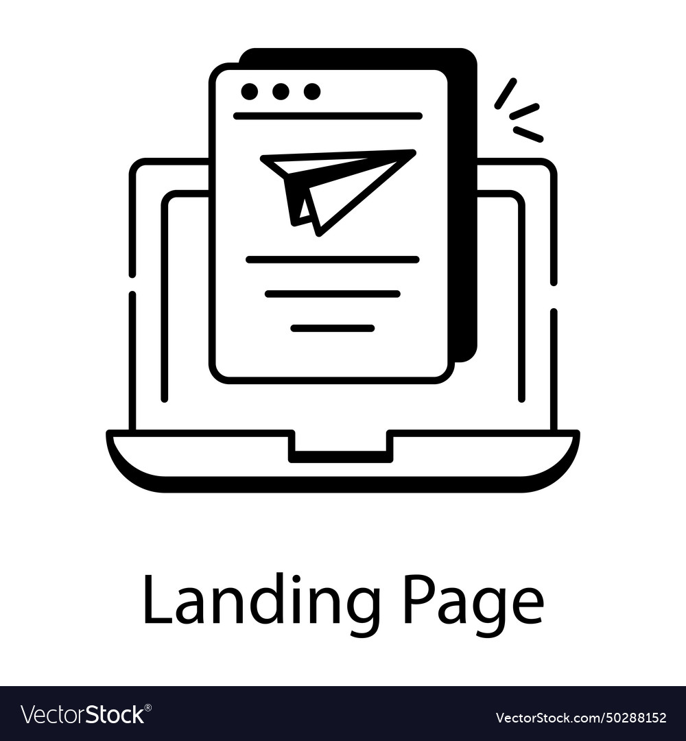 Linear style web programming icon