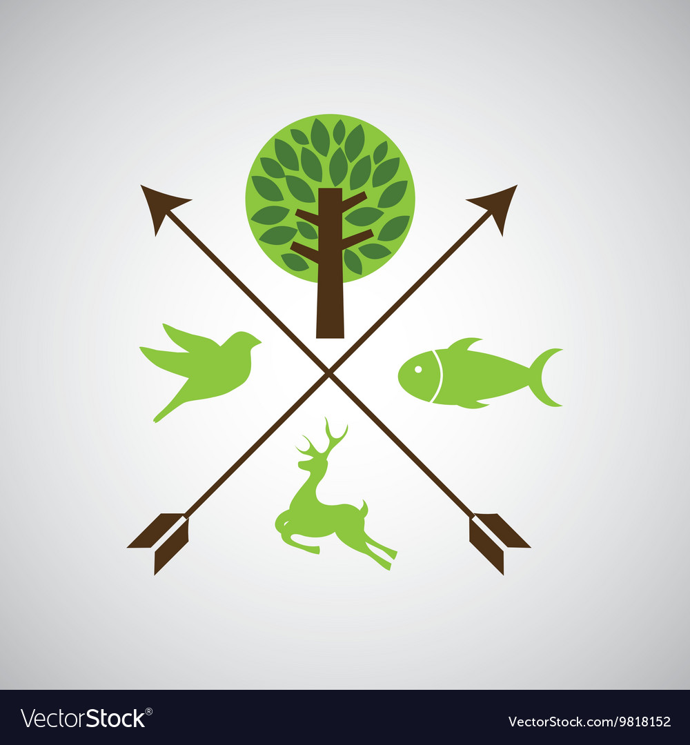 Nature icon design