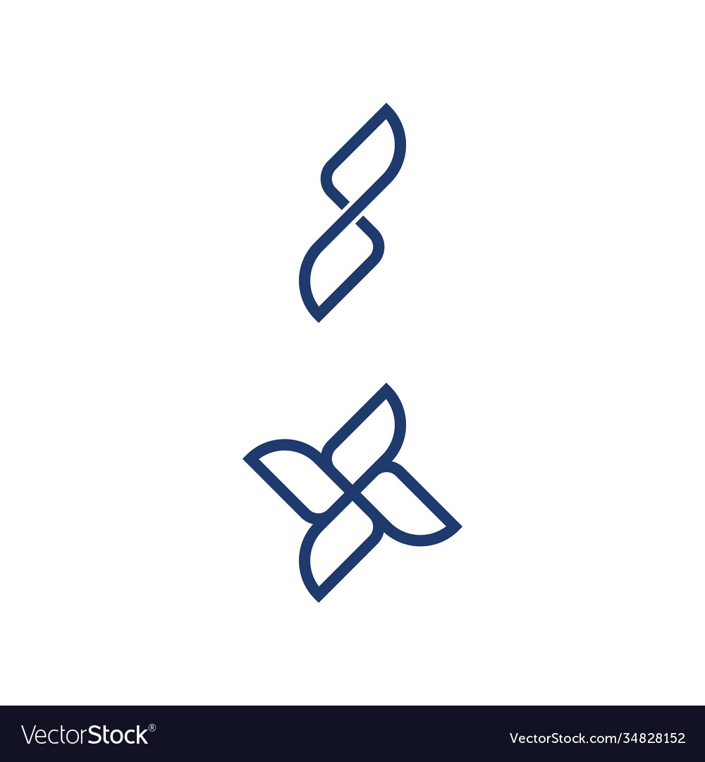 S letter icon design vector image S letter icon design