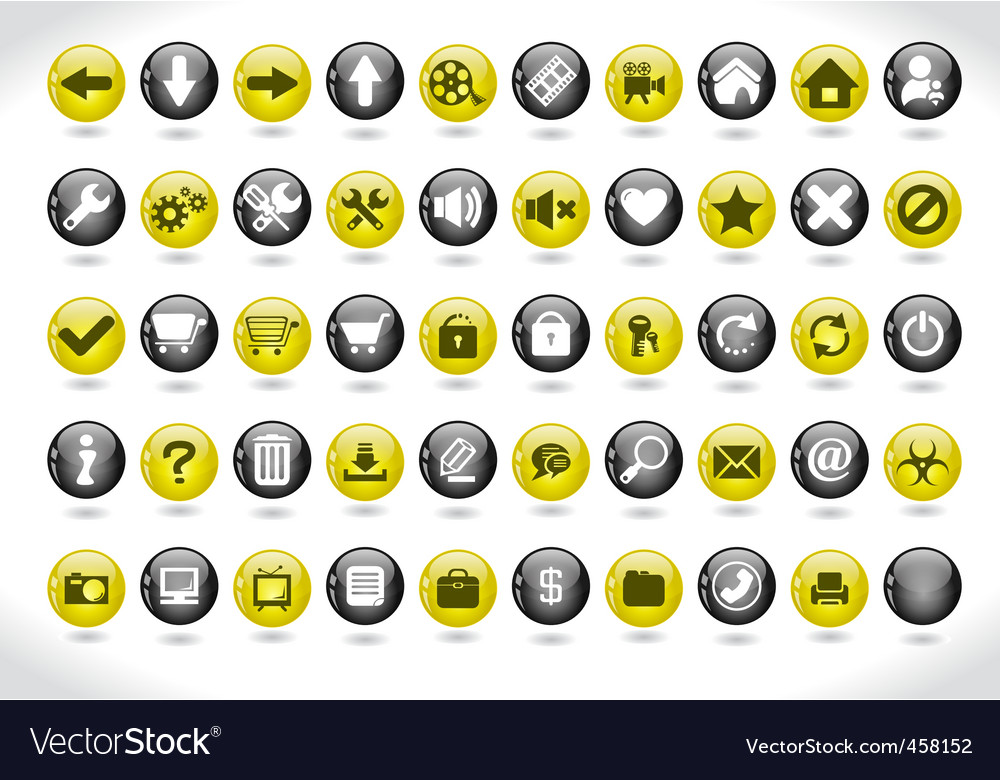 Website Button Icons