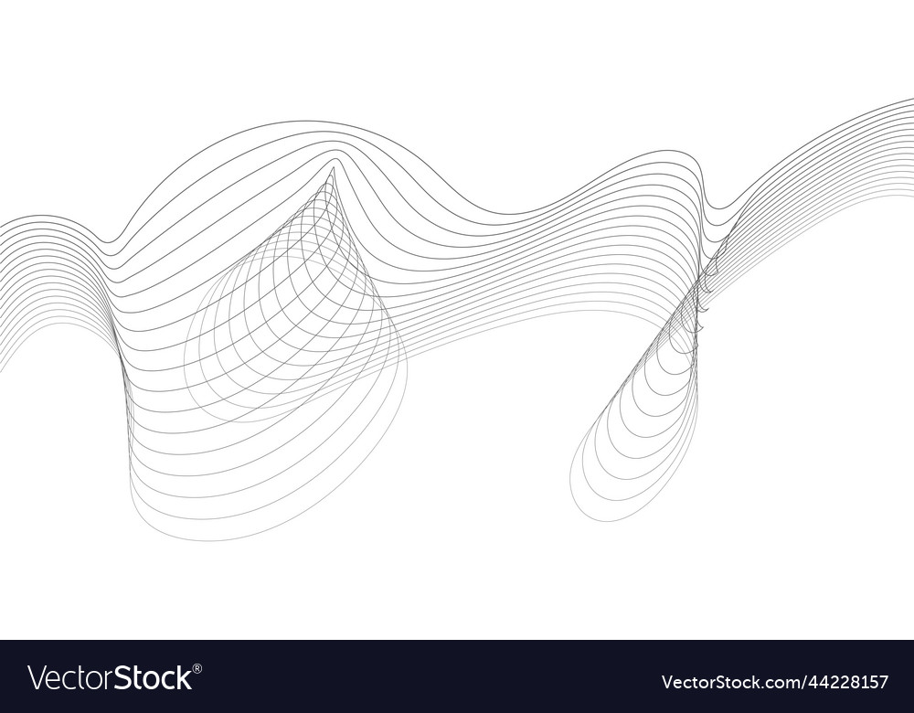 Abstract wave element for design digital Vector Image