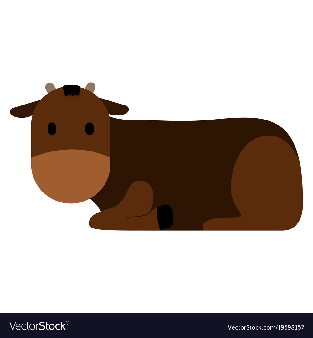 Cute cow icon Royalty Free Vector Image - VectorStock