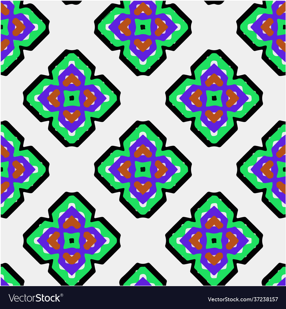 Geometric pattern with triangular elements Vector Image Geometric pattern with triangular elements