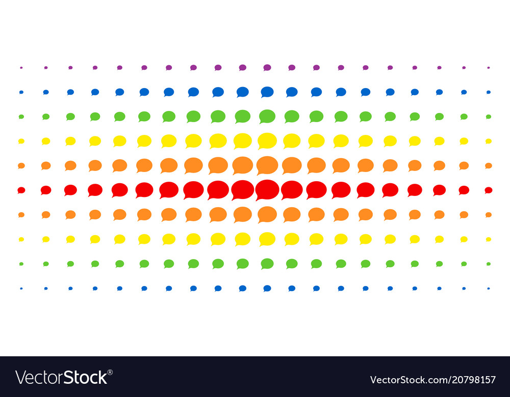 Hint spectral halftone effect
