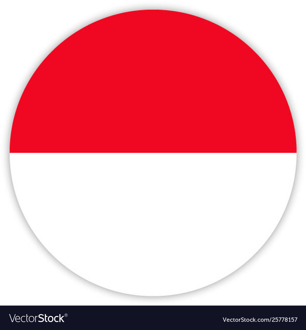 Einfache runde Flagge