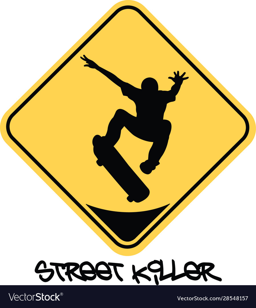 Street killer Royalty Free Vector Image - VectorStock