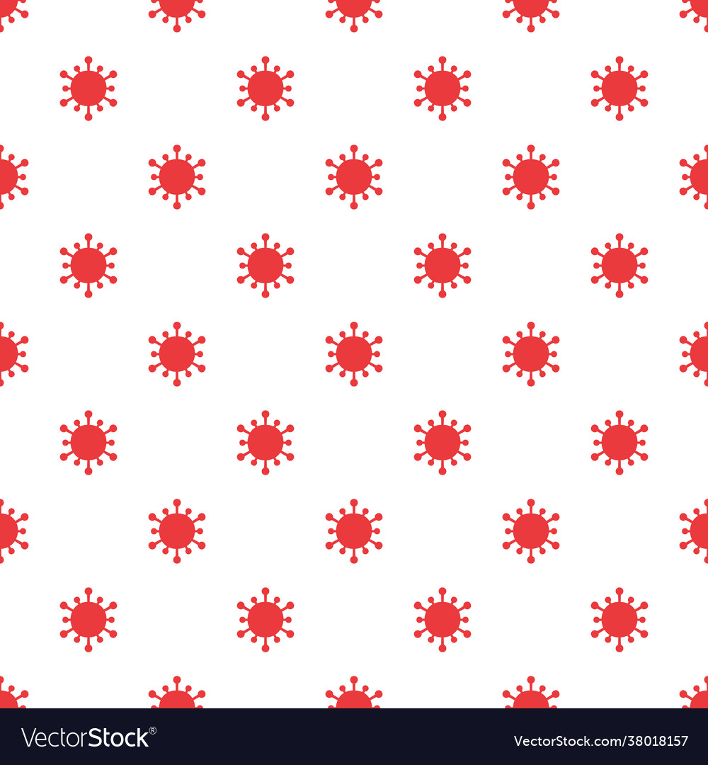 Viruses seamless pattern for textiles vector image Viruses seamless pattern for textiles