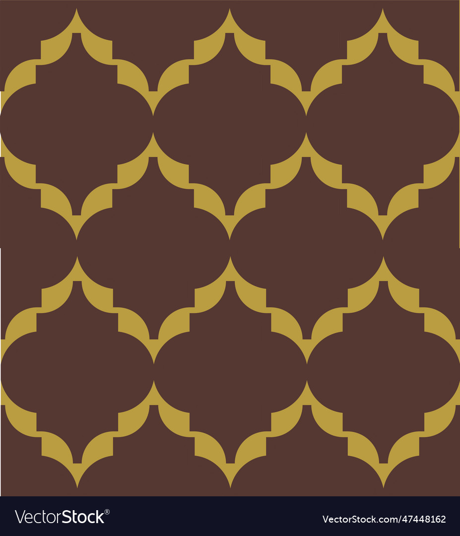 Abstract seamless moroccan trellis patterns vector image Abstract seamless moroccan trellis patterns