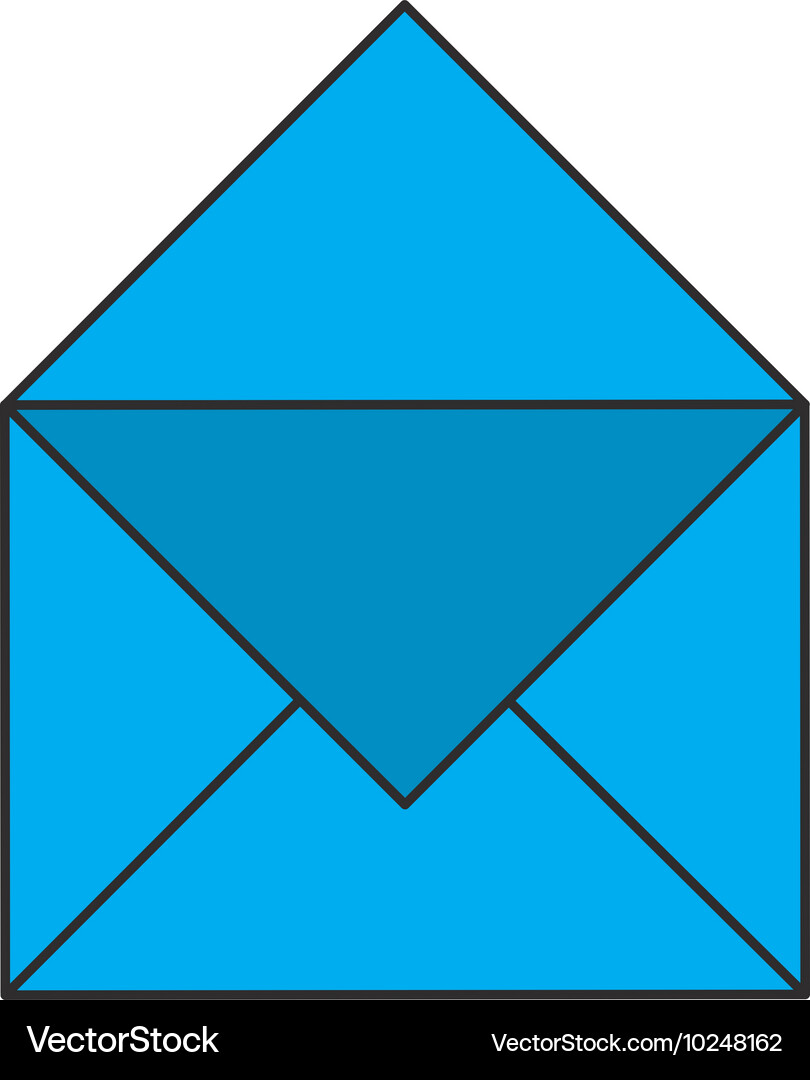 Envelope message email icon Royalty Free Vector Image