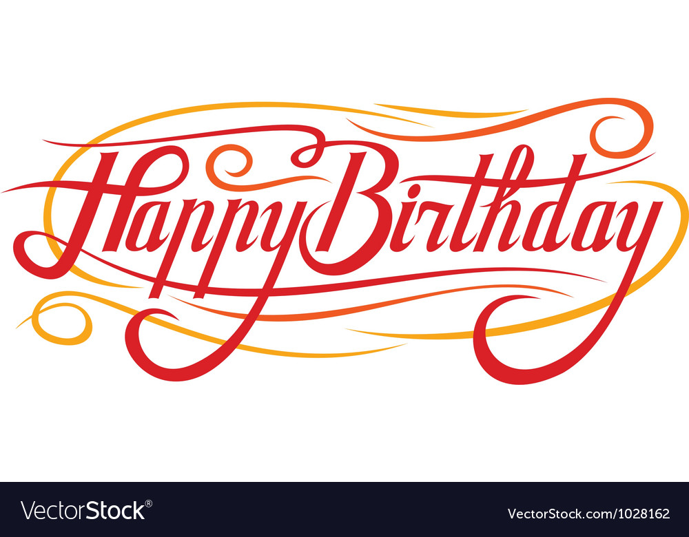 Download Happy birthday Royalty Free Vector Image - VectorStock