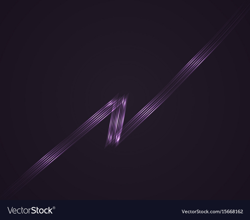 Lightning glow lines