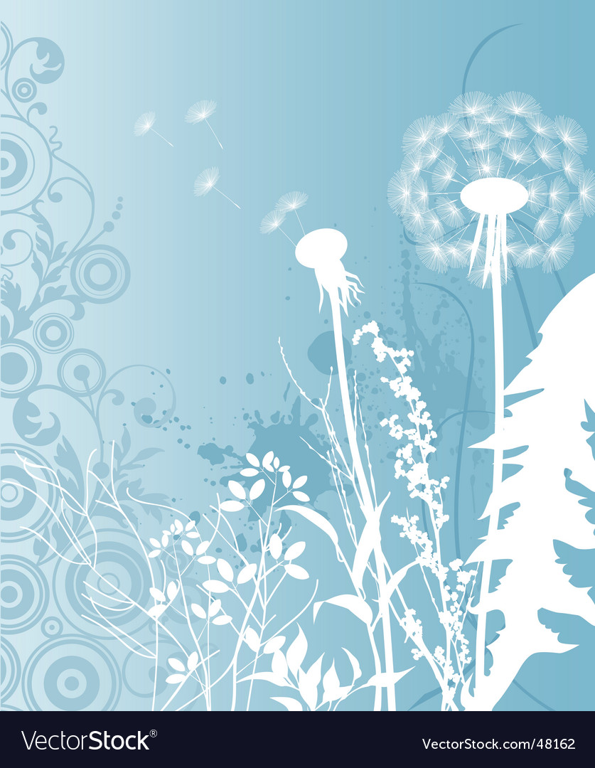 Spring meadows background