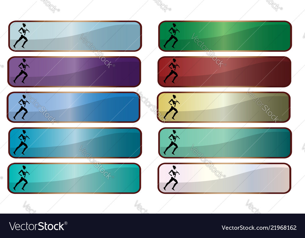 Web buttons with jogger