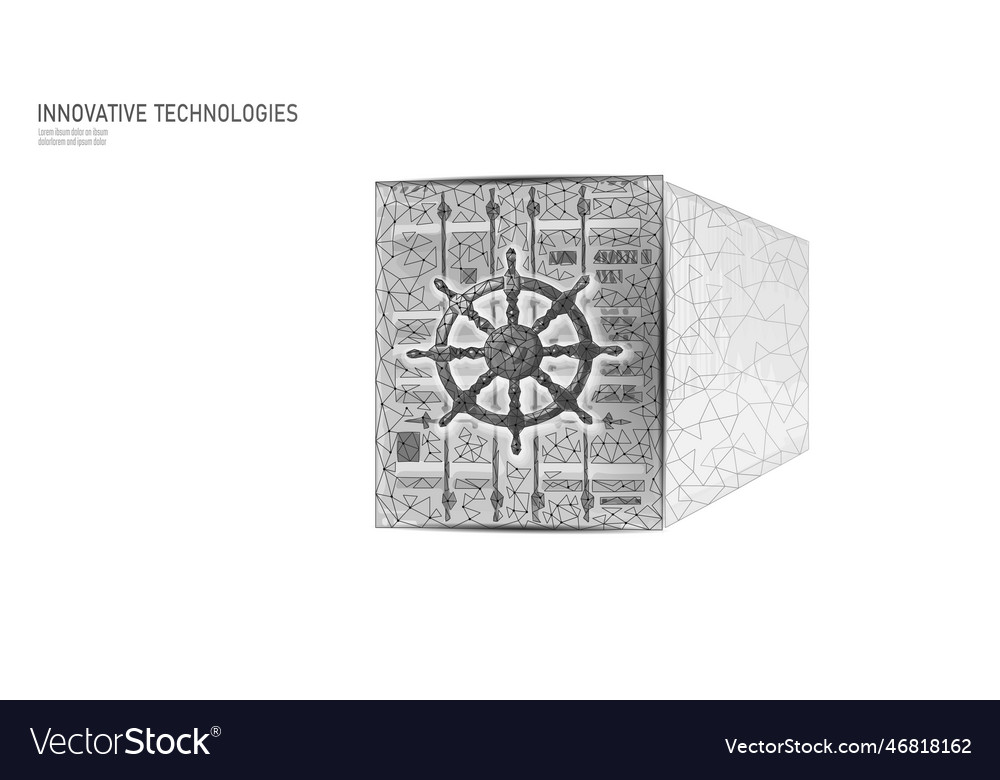 Radhelm auf Container Computer-Entwickler-App vector image Radhelm auf Container Computer-Entwickler-App