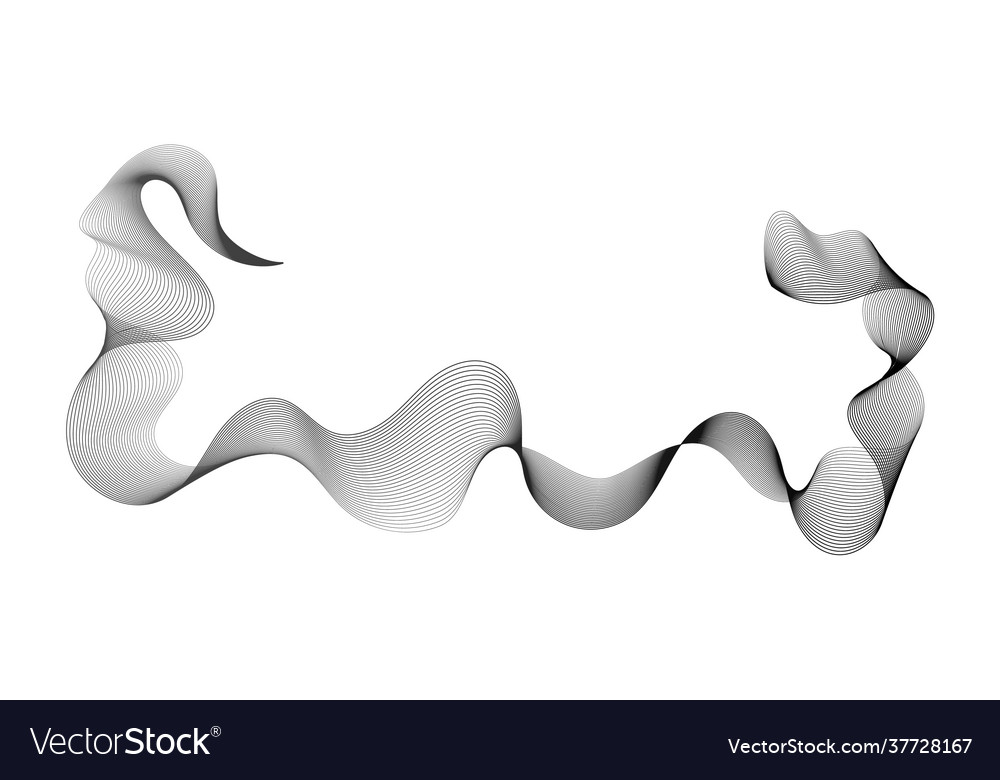 Abstract backdrop with wave gradient lines Vector Image Abstract backdrop with wave gradient lines