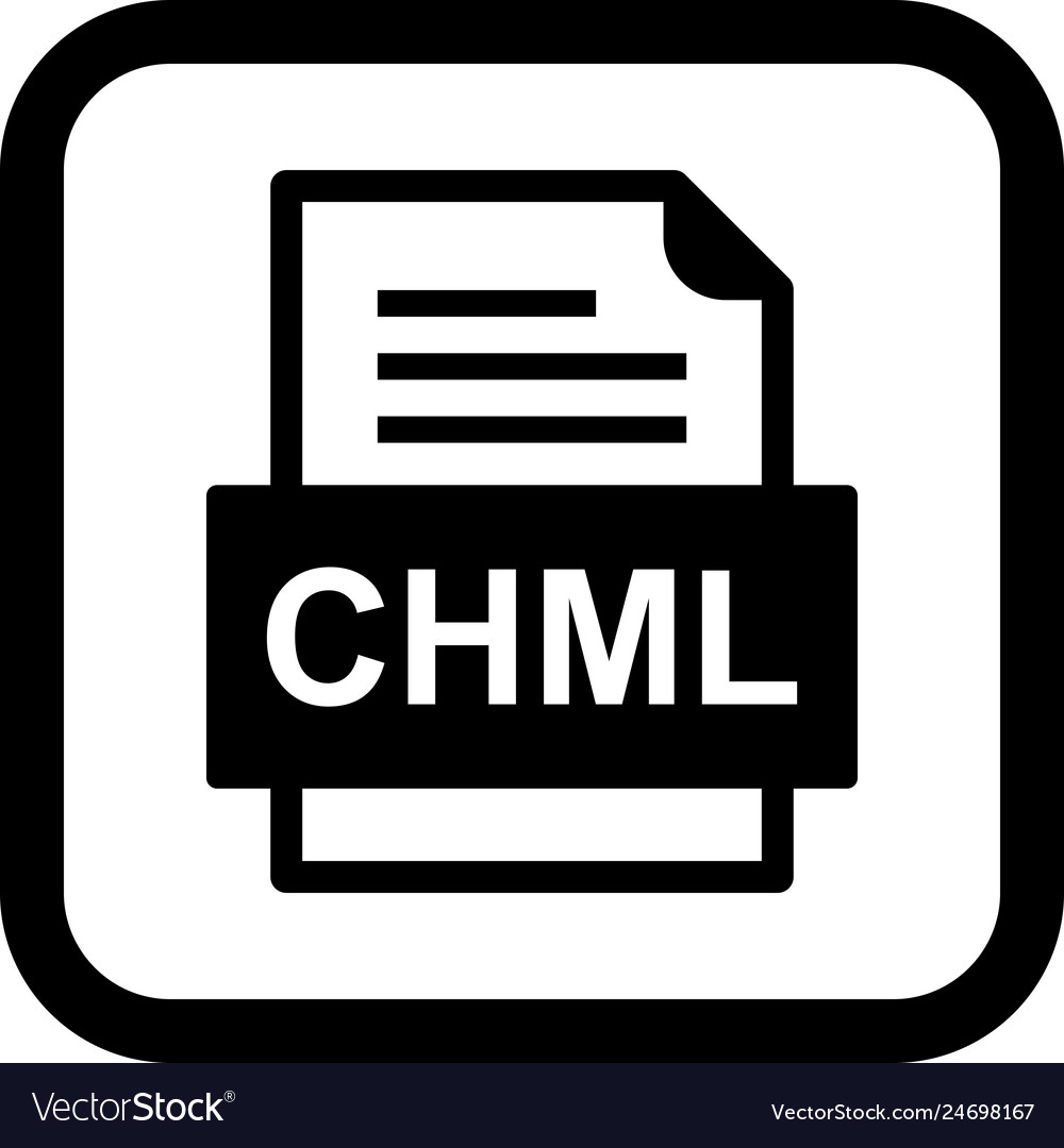 Chml file document icon
