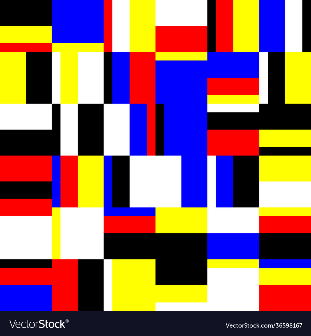 Deconstructed abstract pattern design Vector Image Deconstructed abstract pattern design