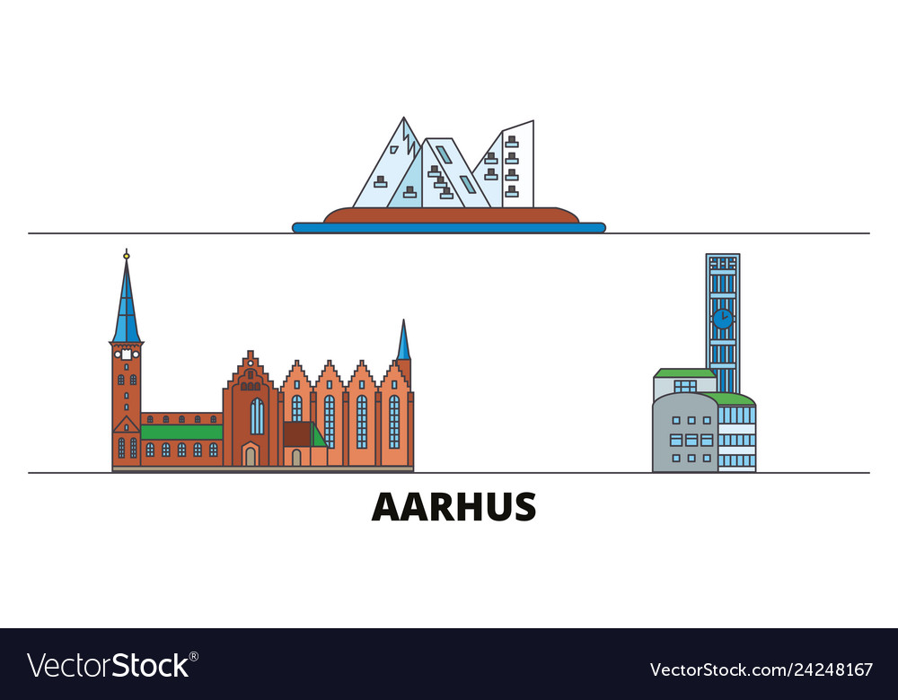 Denmark aarhus flat landmarks