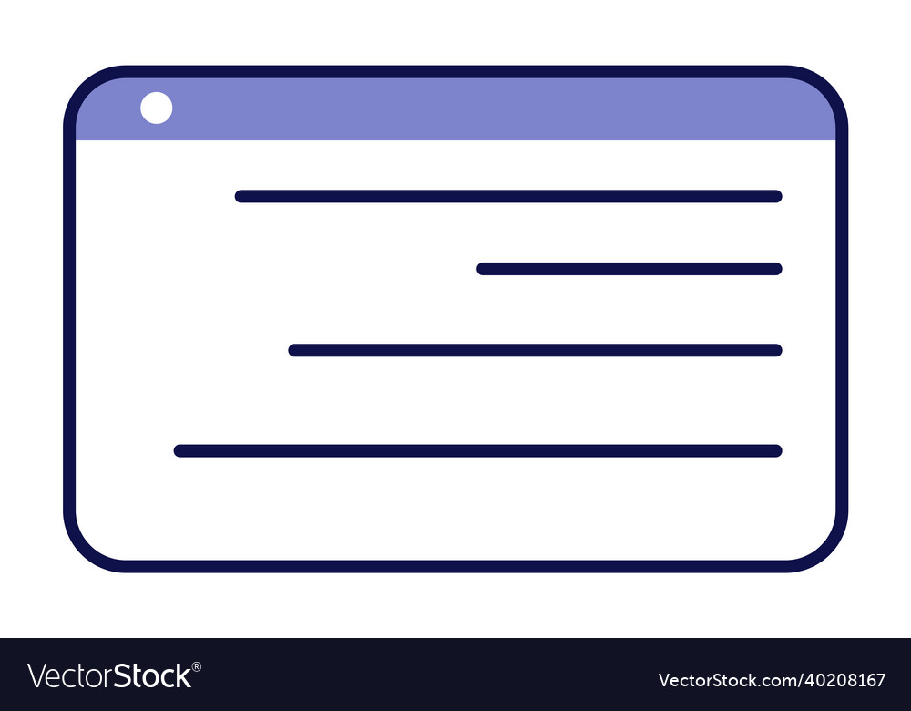 Frame with text icon information view data