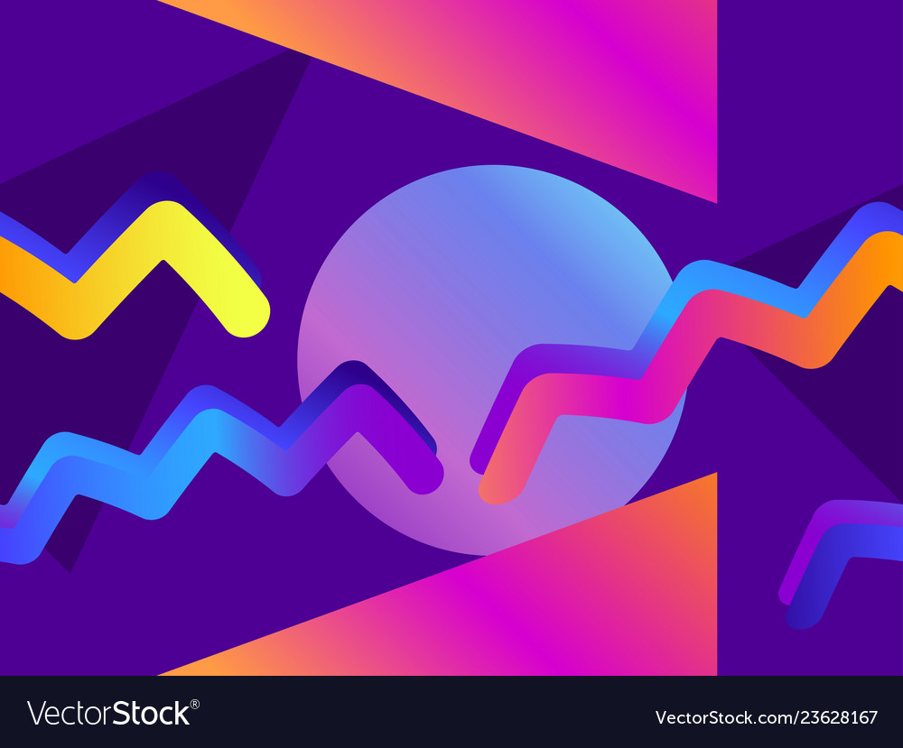 Futurism seamless pattern gradient shape vector image Futurism seamless pattern gradient shape