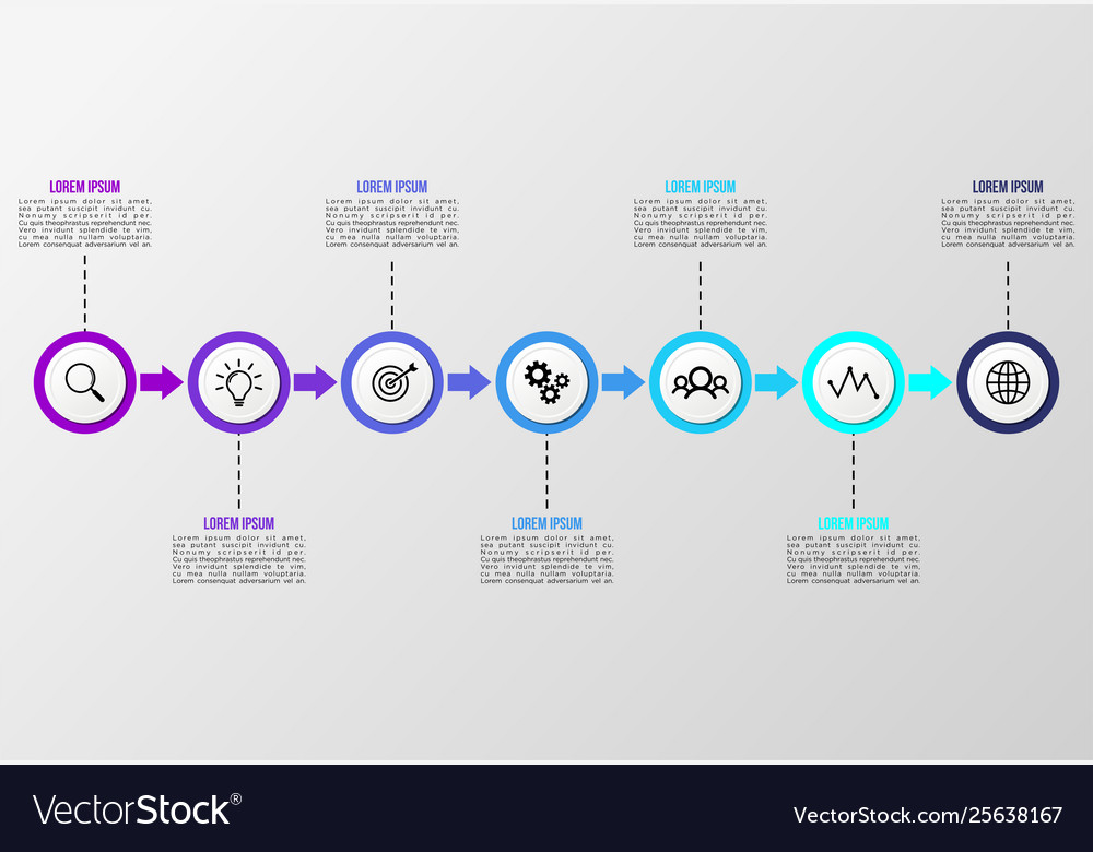 Infographic design template with options steps