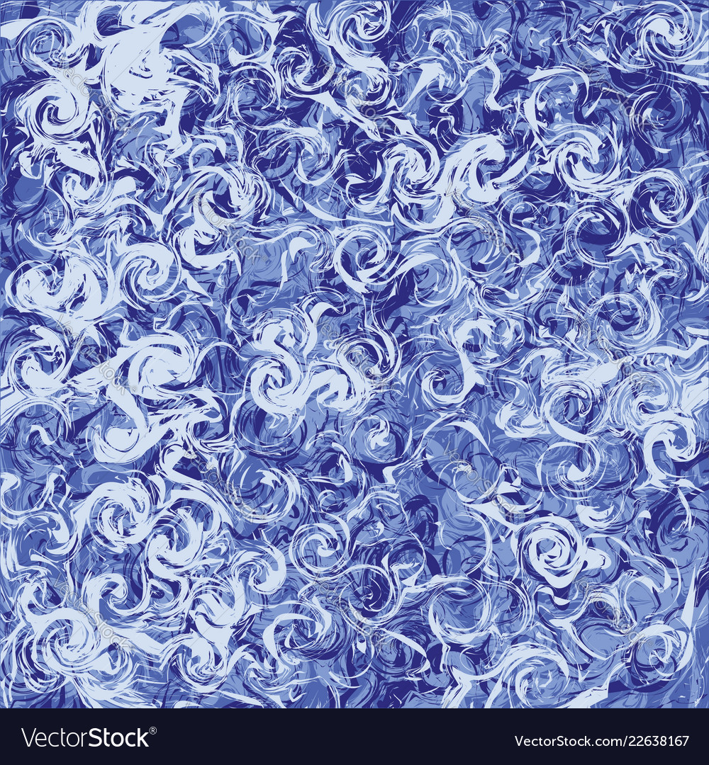 Marbled blue abstract background liquid marble