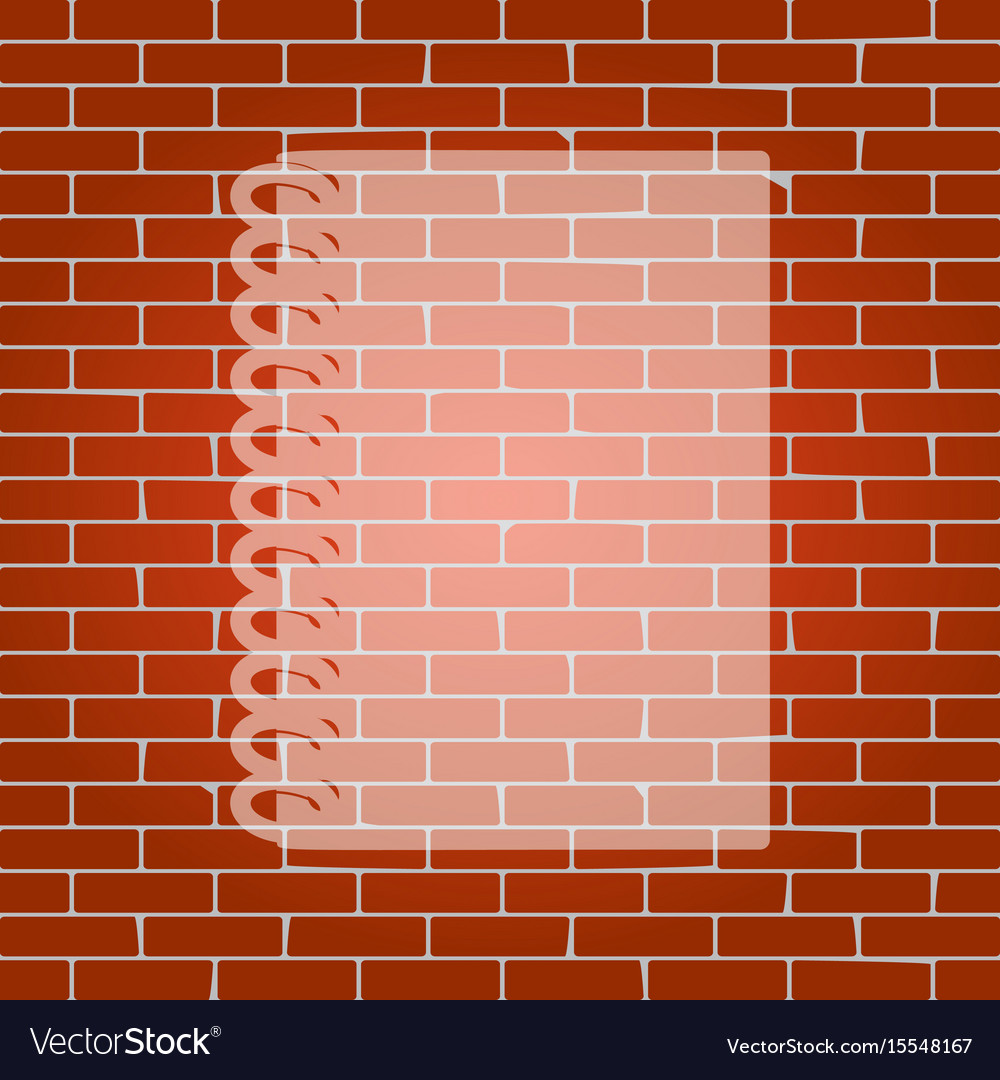 Notebook simple sign whitish icon