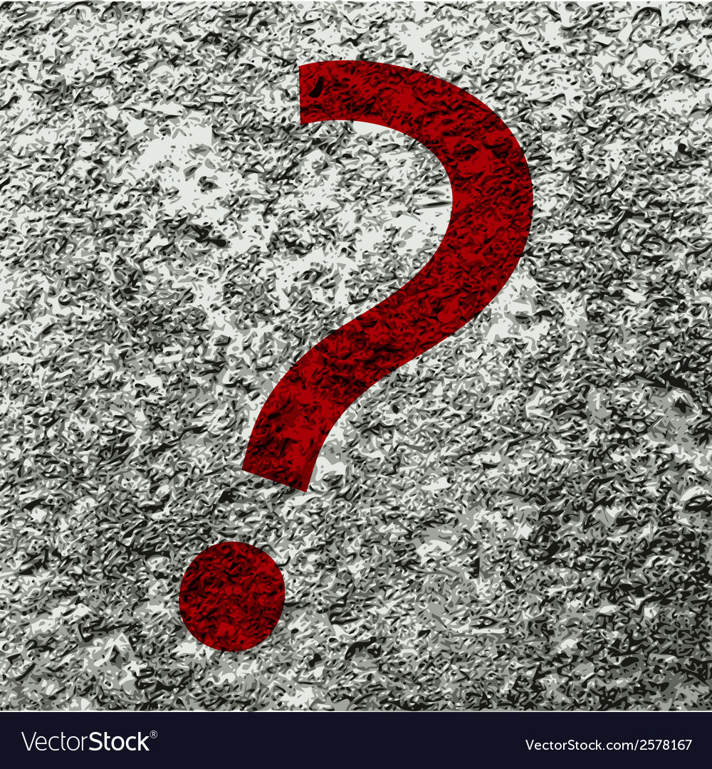 Question mark flat modern web button and space