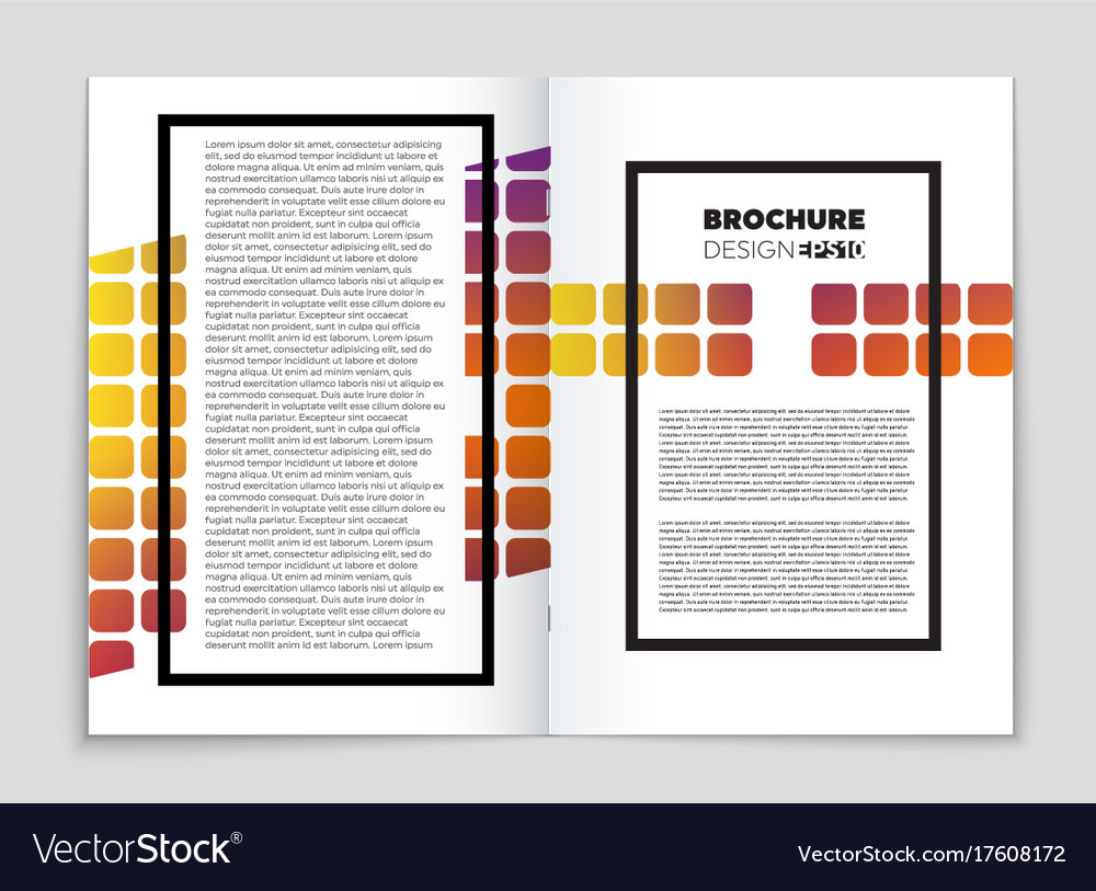 Abstract layout background set for art