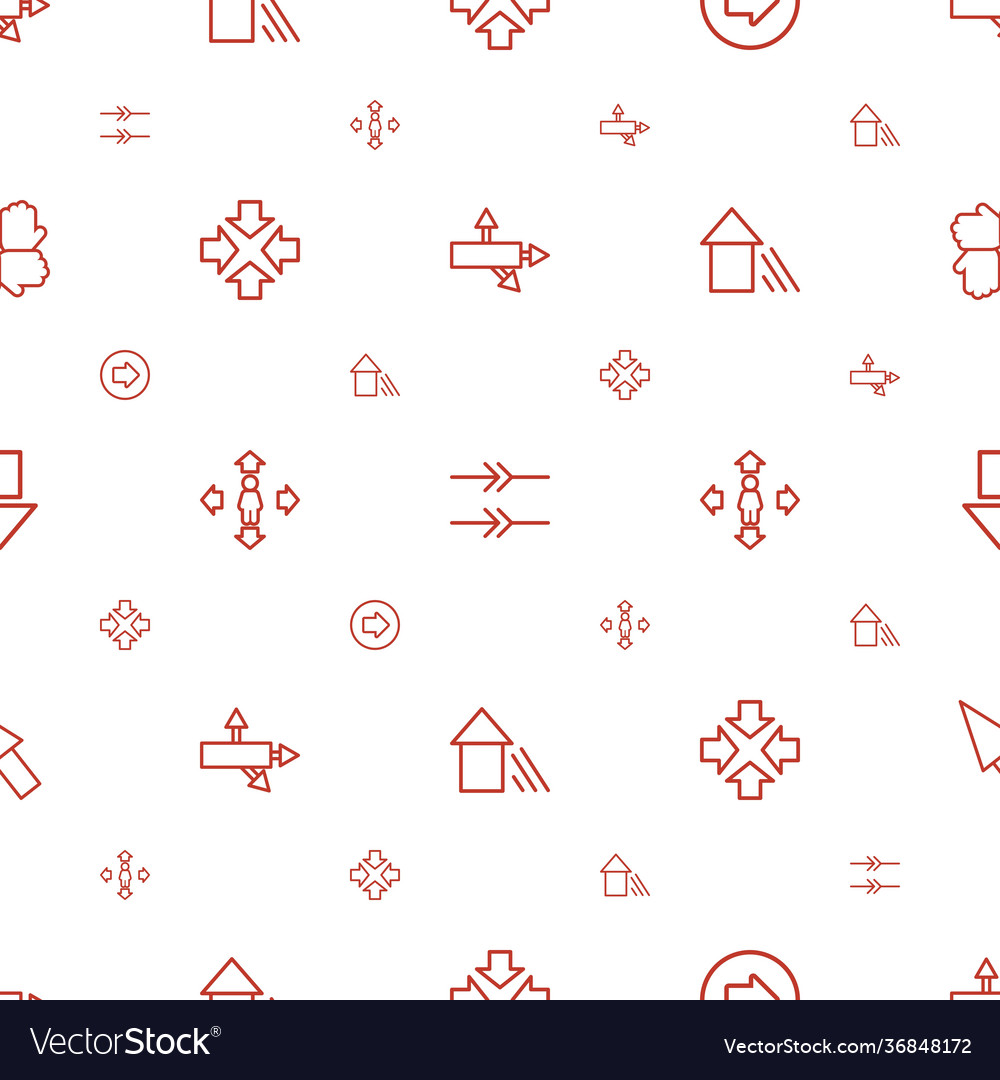 Cursor icons pattern seamless white background