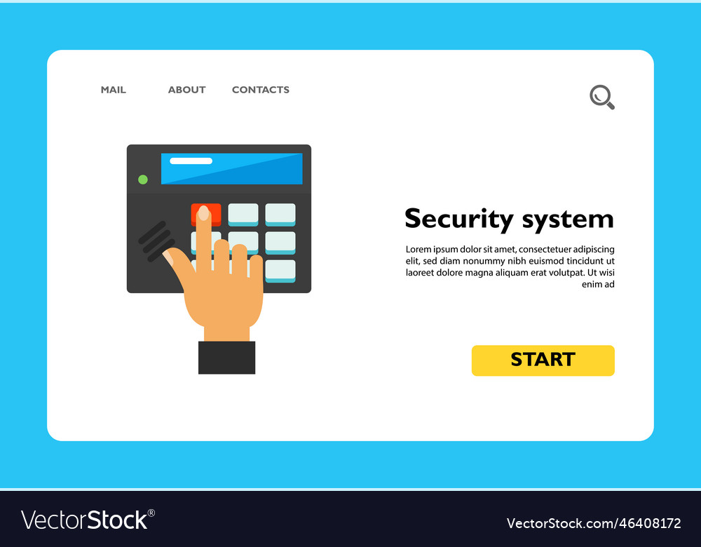 Entering security system icon