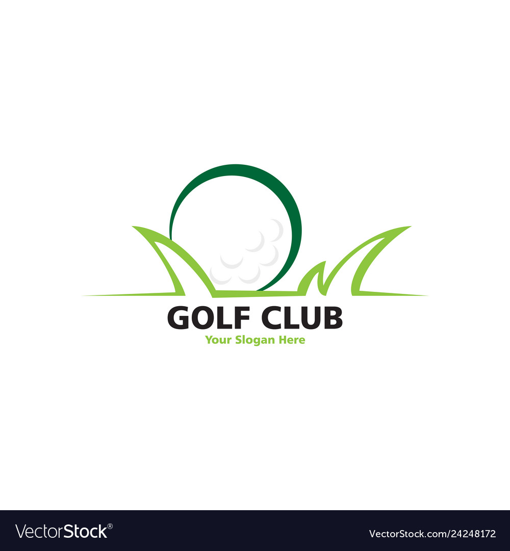 Golf Logo - Green Grass