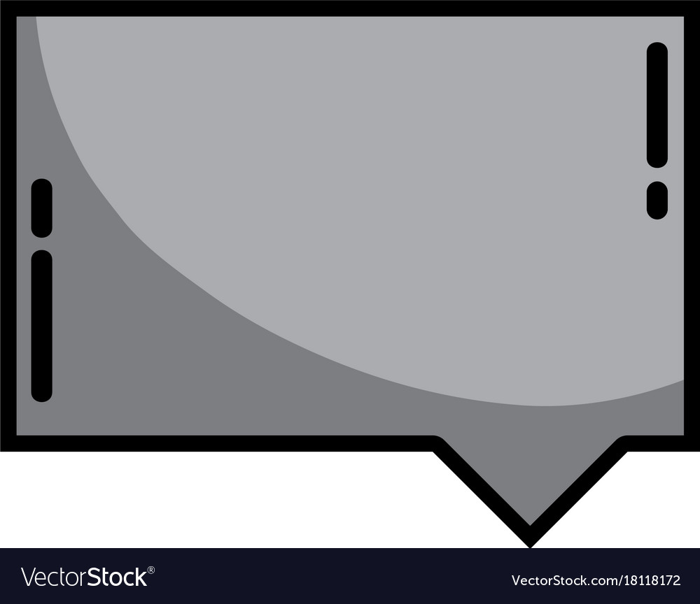 Grayscale chat bubble notes text message