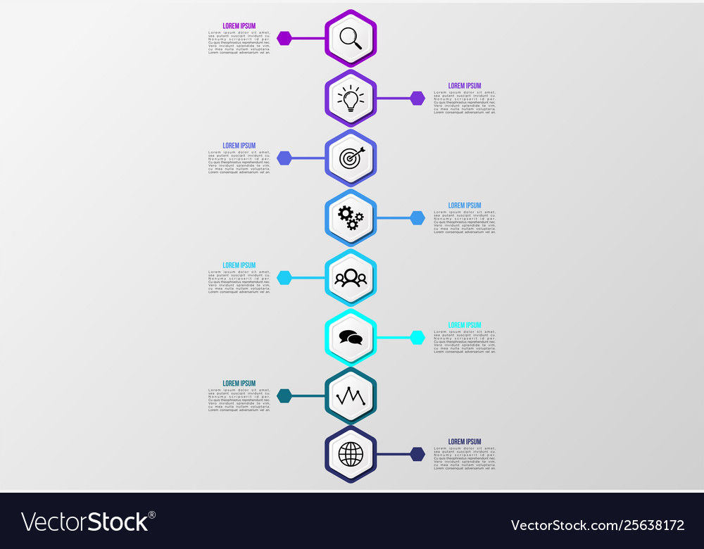 Infographic design template with options steps