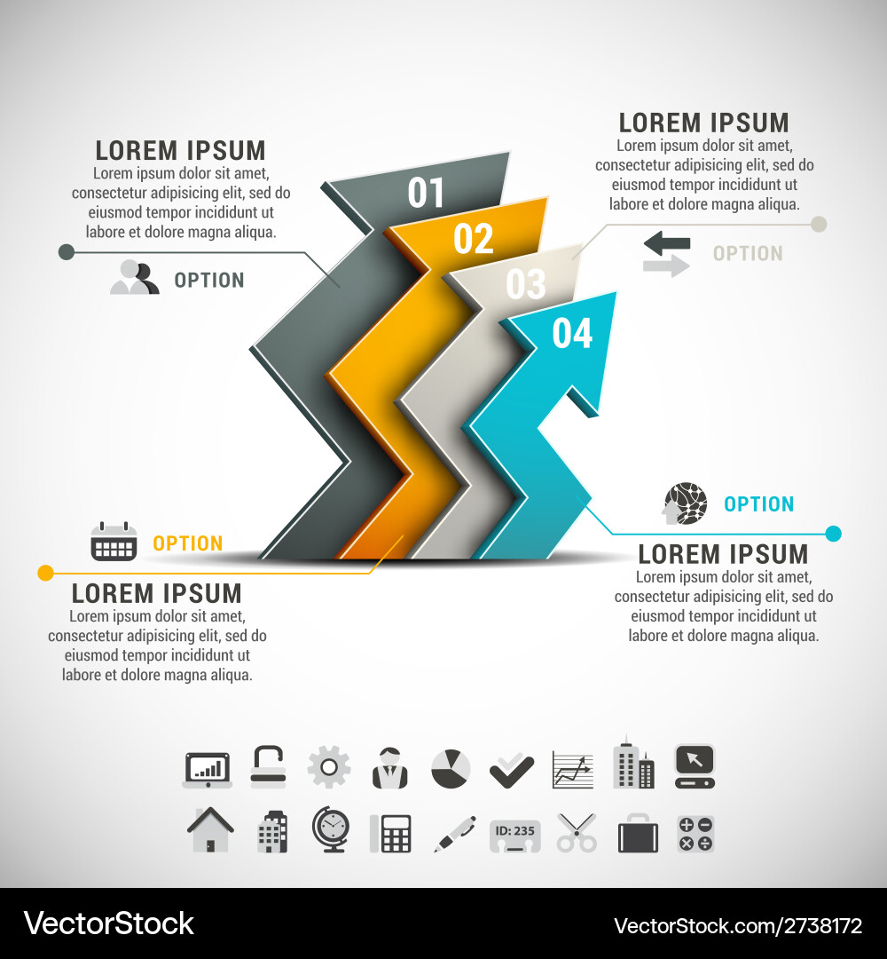 Infographic Royalty Free Vector Image - VectorStock
