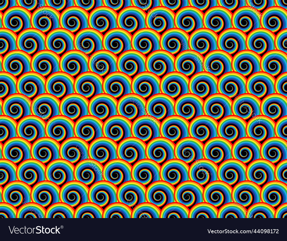 Rainbow pattern seamless colorful background