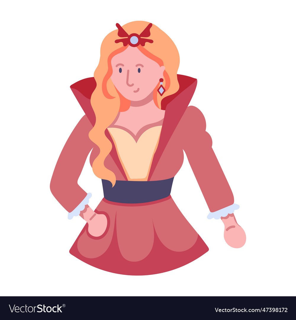 Royal princess Royalty Free Vector Image - VectorStock