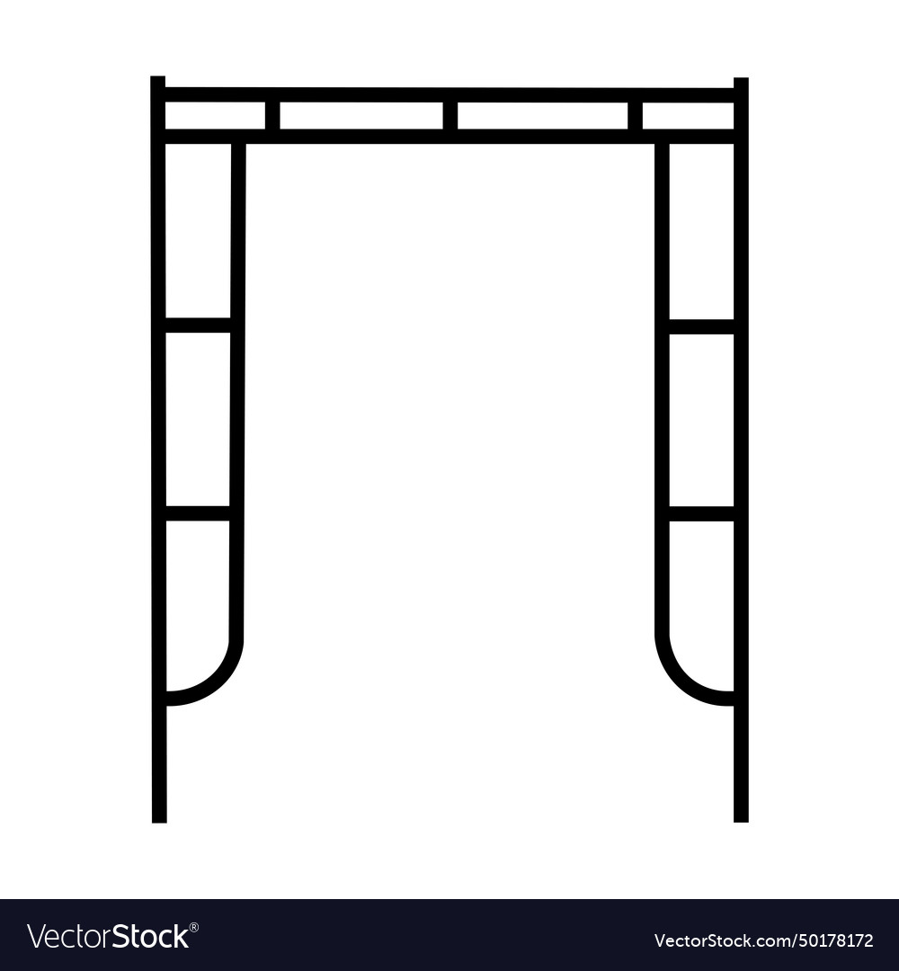 Scaffolding icon Vector Image Scaffolding icon
