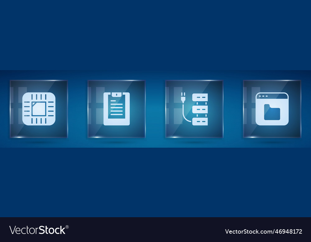 Set processor with cpu server data report