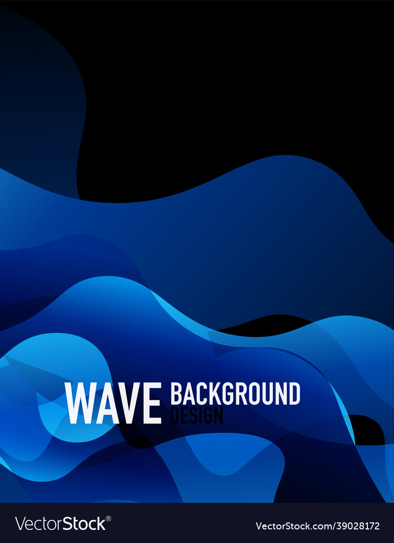 Vertical fluid gradient wave abstract background