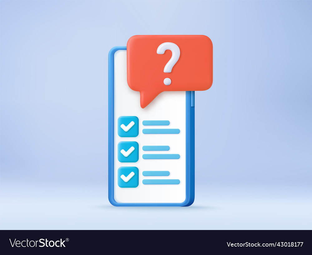 3d task management todo check vector image 3d task management todo check