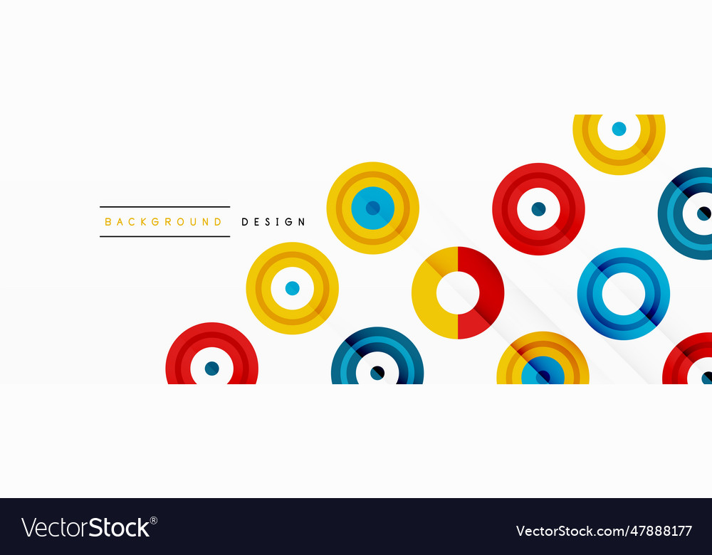 Abstract background with circle symmetric grid vector image Abstract background with circle symmetric grid