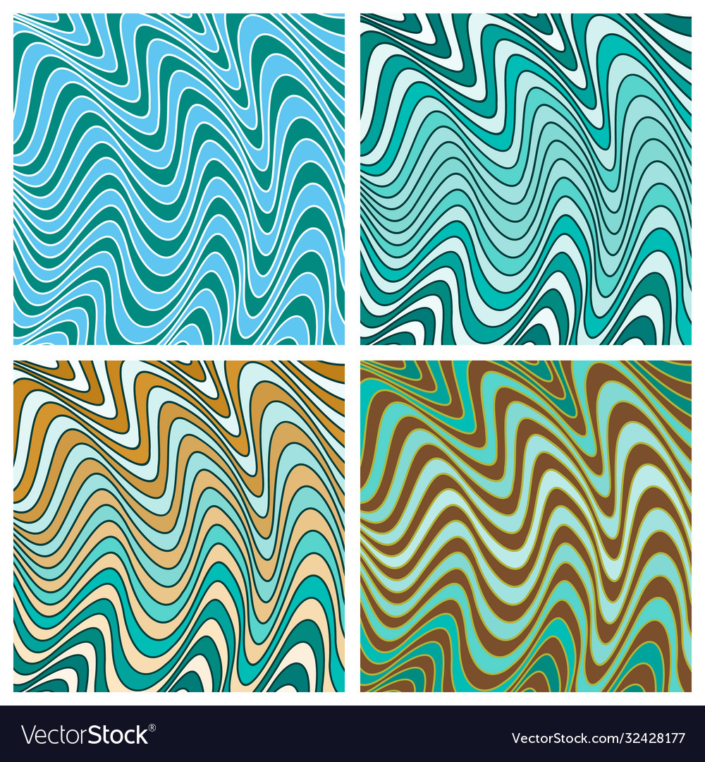 Abstract ornamental patterns set vector image Abstract ornamental patterns set
