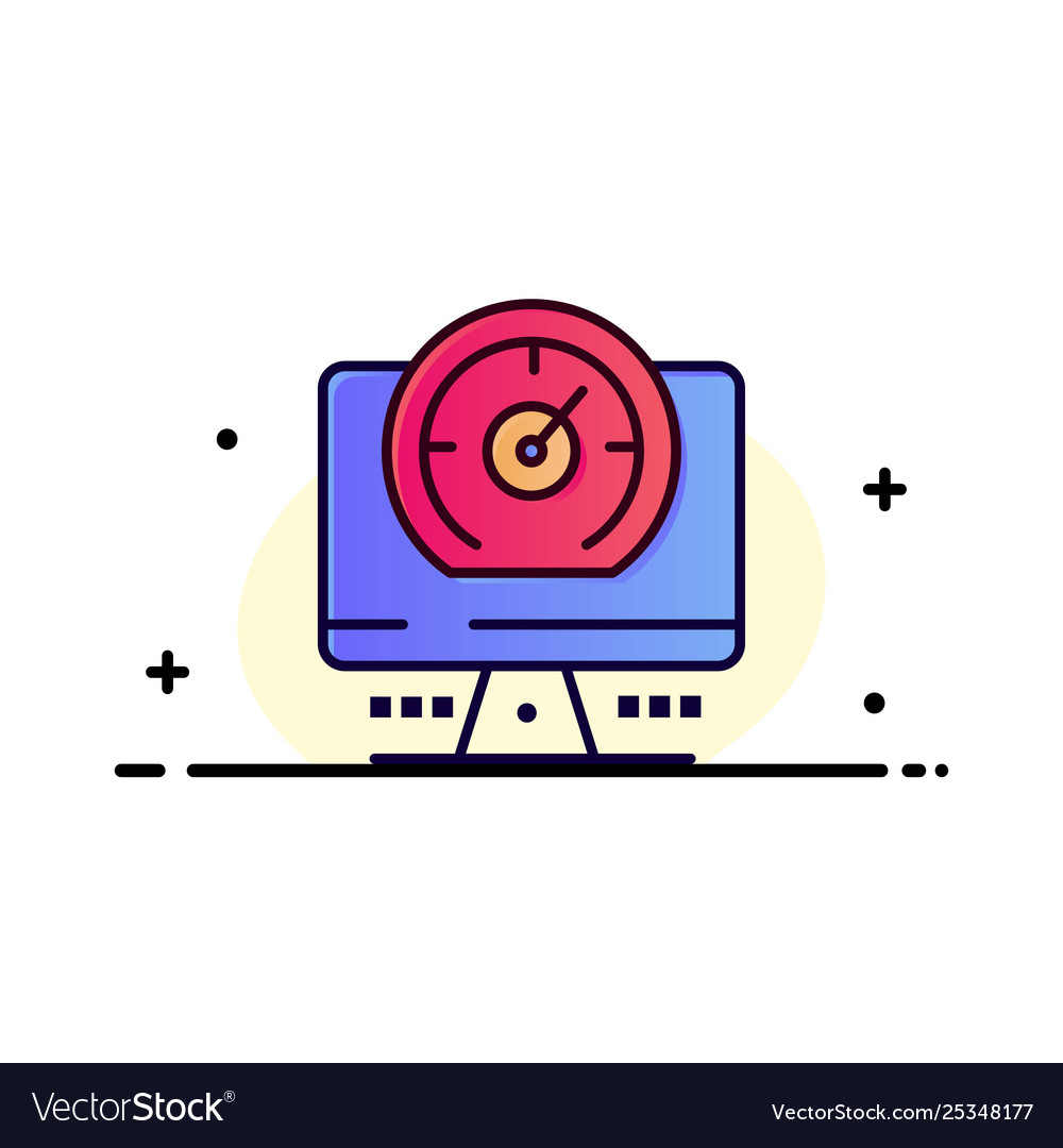 Compass computer timer location business logo vector image Compass computer timer location business logo