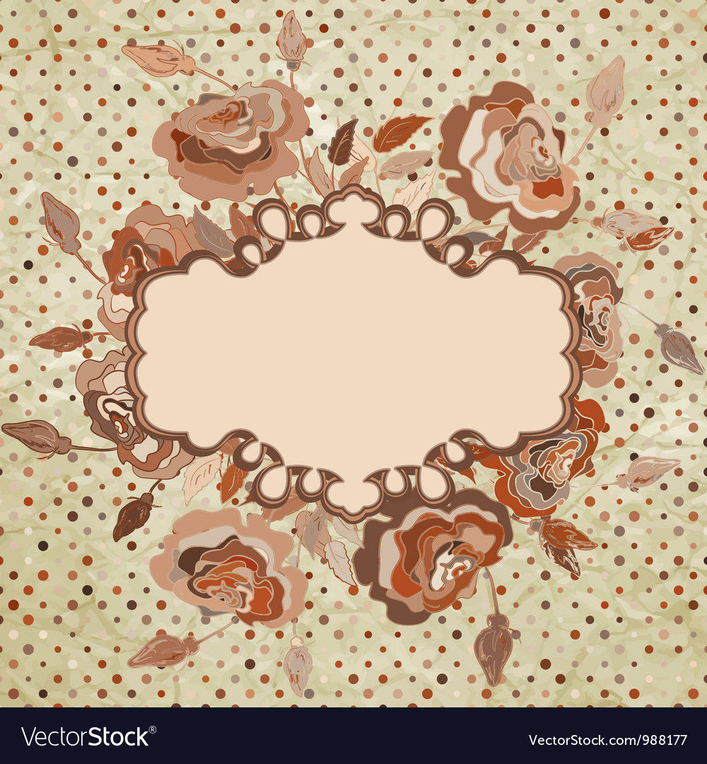 Floral vintage background eps 8