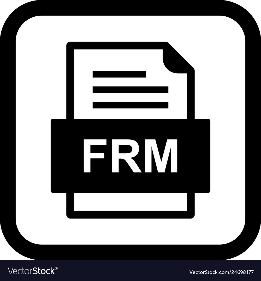 Frm file document icon