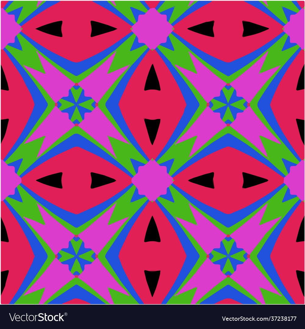 Geometric pattern with triangular elements Vector Image Geometric pattern with triangular elements