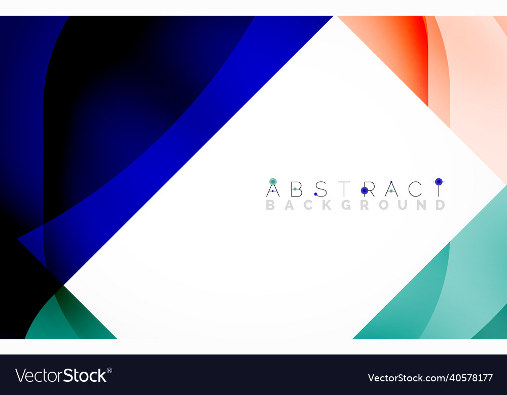 Minimal background abstract square shape vector image Minimal background abstract square shape