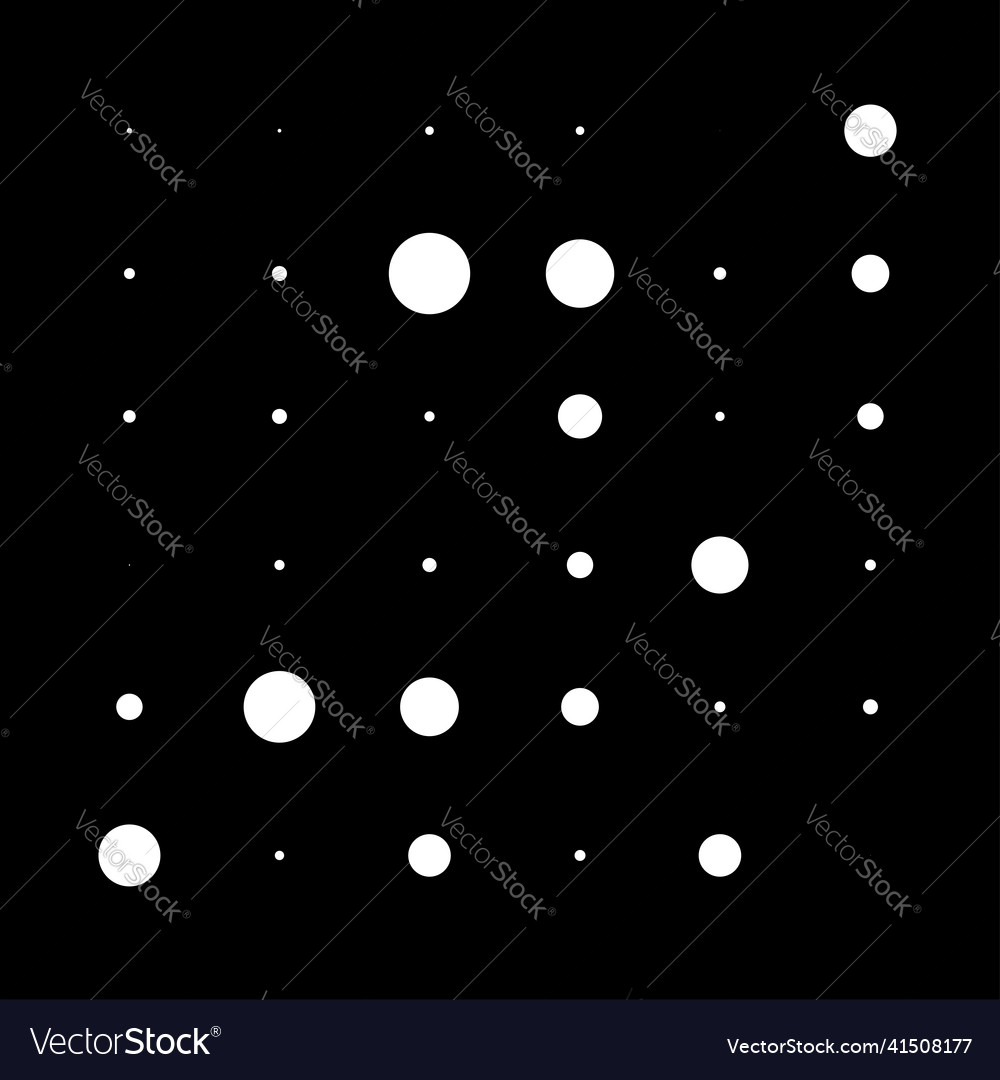 Random dots circles halftone pattern stipple