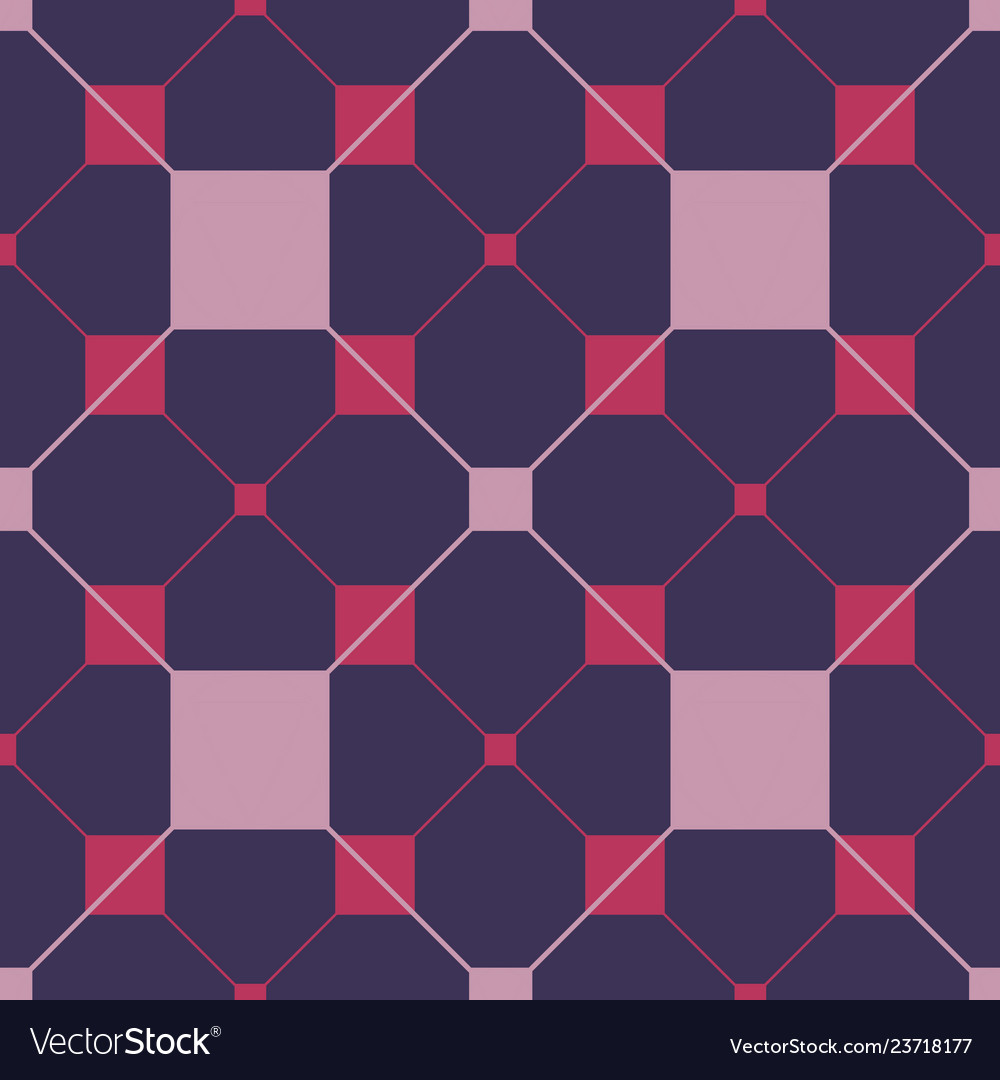 Seamless repeating pattern of squares triangles